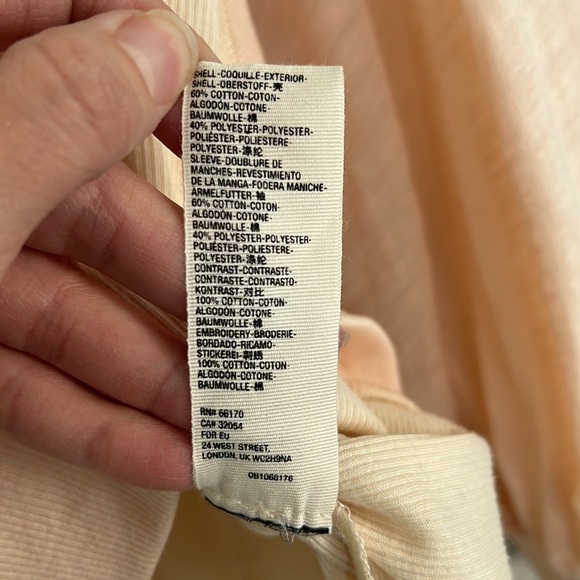 We the Free Free People Feelin It Slouchy tee in alabaster combo size XS - Picture 11 of 14